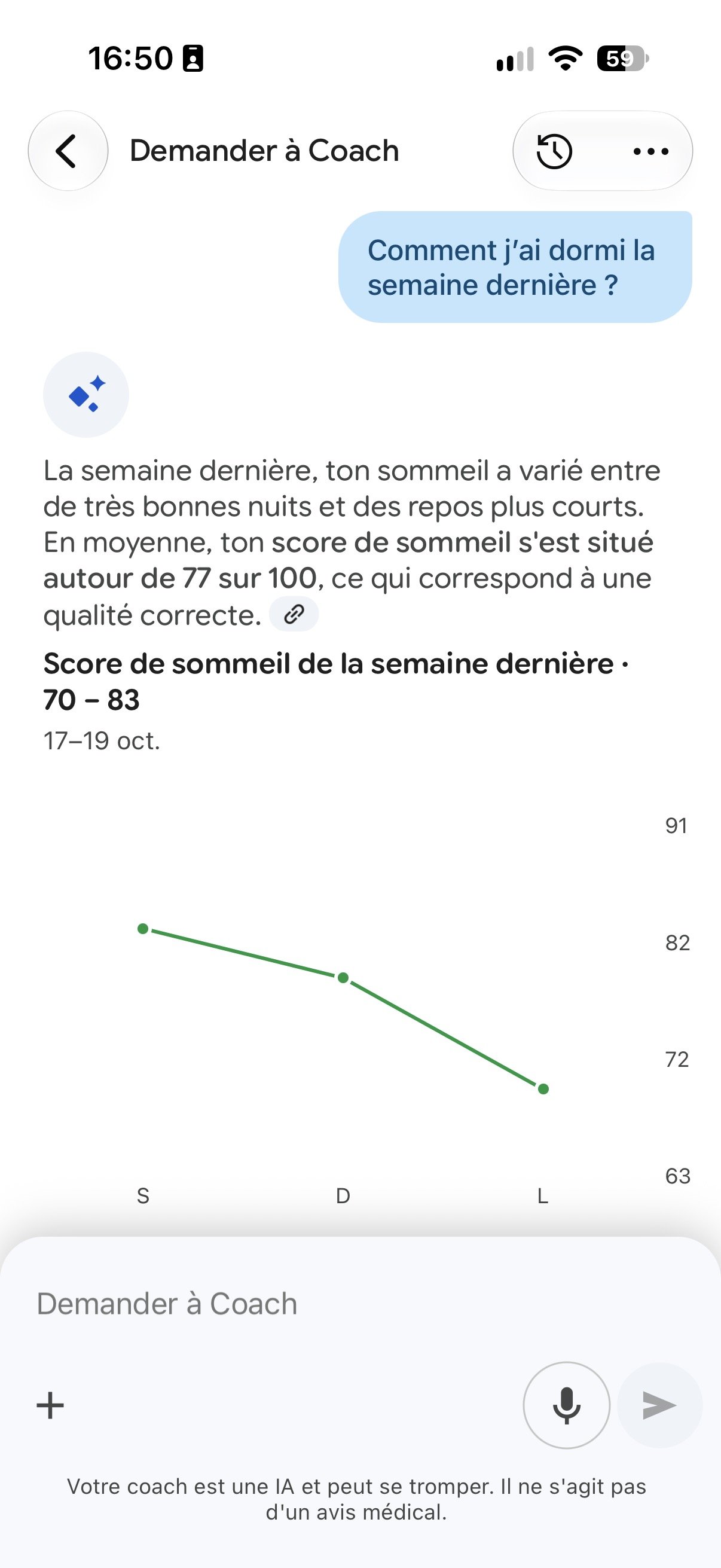 Le coach est un peu plus malin, avec des graphiques et autres fantaisies pour expliquer les données recueillies ©Mathieu Grumiaux