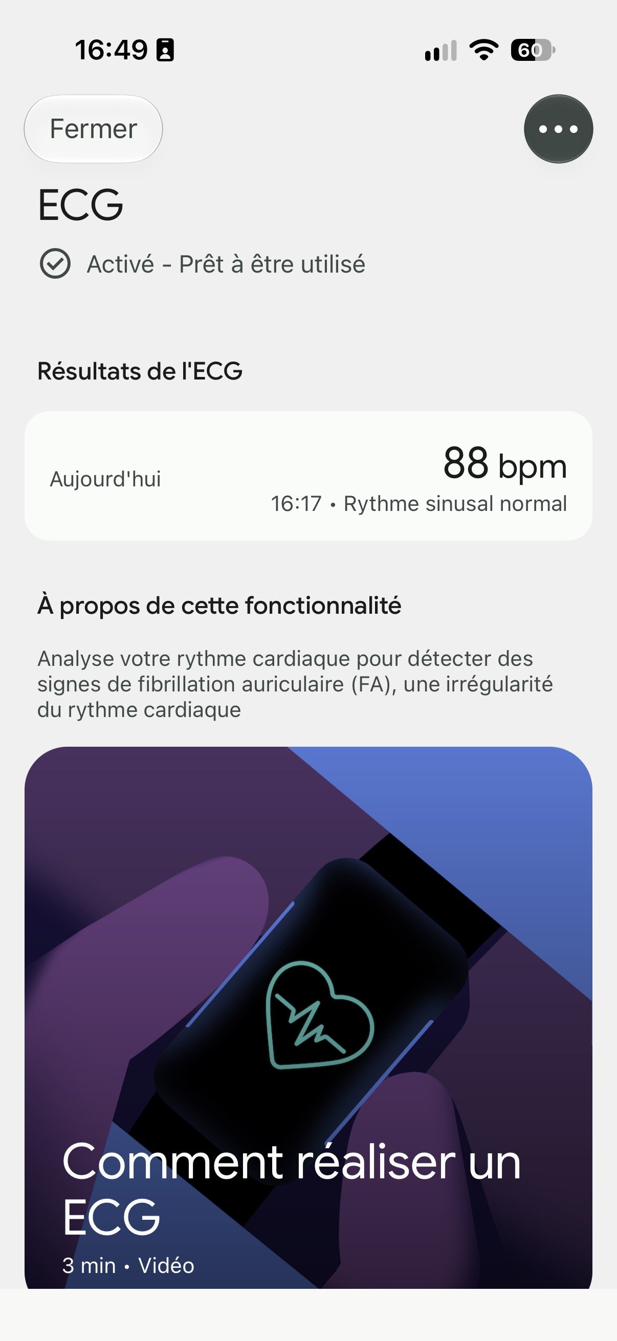 Google propose de nombreuses pages d'information à travers l'app mobile ©Mathieu Grumiaux